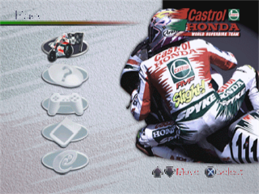 Castrol HONDA: World Superbike Team: Superbike Racing - Screenshot - Game Title Image