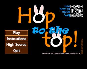 Hop To The Top - Screenshot - Game Title Image