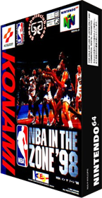 NBA in the Zone '98 - Box - 3D Image