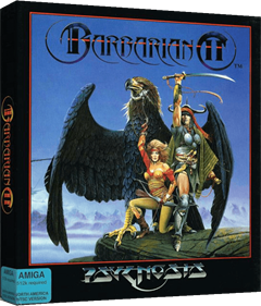 Barbarian II (Psygnosis) - Box - 3D Image