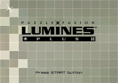 Lumines Plus - Screenshot - Game Title Image