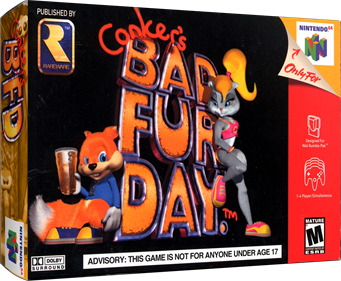 Conker's Bad Fur Day - Box - 3D