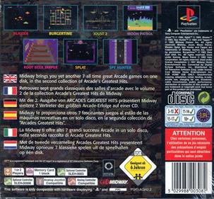 Arcade's Greatest Hits: The Midway Collection 2 - Box - Back Image