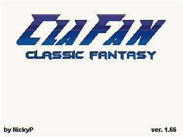 ClaFan: Classic Fantasy - Screenshot - Game Title Image