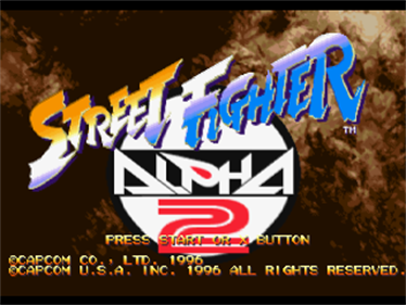 Street Fighter Alpha 2 - Screenshot - Game Title Image