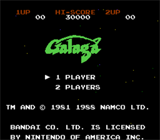 Galaga: Demons of Death - Screenshot - Game Title Image