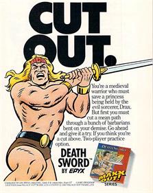 Death Sword - Advertisement Flyer - Front Image