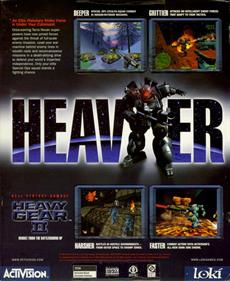 Heavy Gear II - Box - Back Image