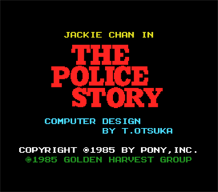 Jackie Chan in The Police Story - Screenshot - Game Title Image