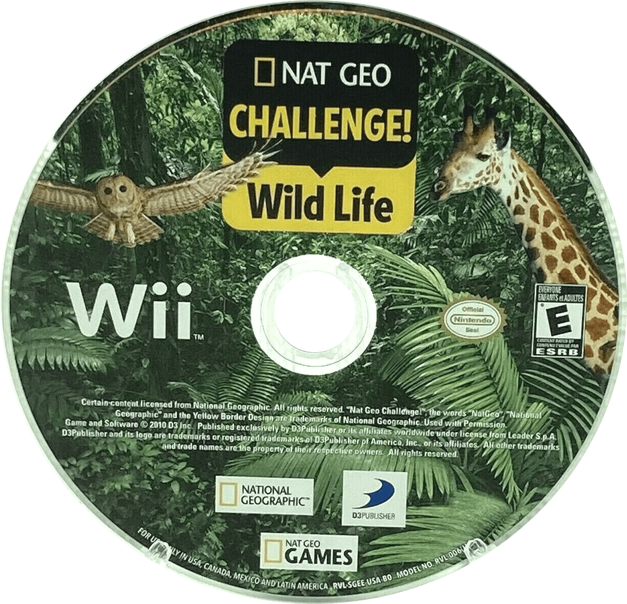 National Geographic Challenge! Wii Usado