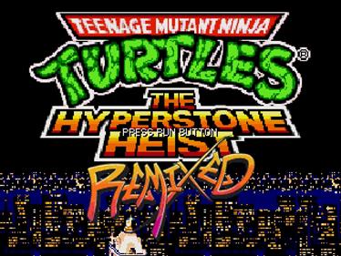 Teenage Mutant Ninja Turtles: The Hyperstone Heist Remixed - Screenshot - Game Title Image