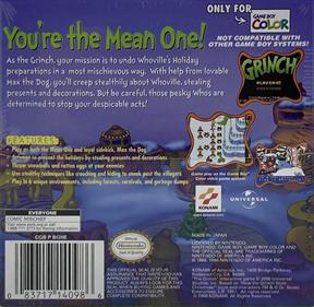 The Grinch - Box - Back Image