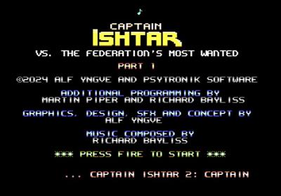 Captain Ishtar Vs. The Federation's Most Wanted - Screenshot - Game Title Image