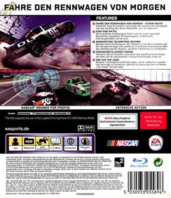 NASCAR 08 - Box - Back Image