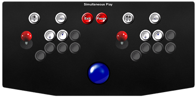 Jumping Cross - Arcade - Controls Information Image