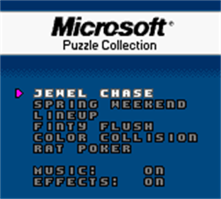 Microsoft: The 6in1 Puzzle Collection Entertainment Pack - Screenshot - Game Select Image