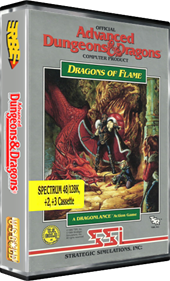 Advanced Dungeons & Dragons: Dragons of Flame - Box - 3D Image