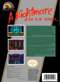A Nightmare on Elm Street - Box - Back Image