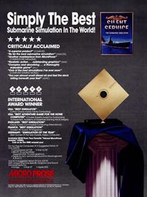 Silent Service: The Submarine Simulation - Advertisement Flyer - Front Image