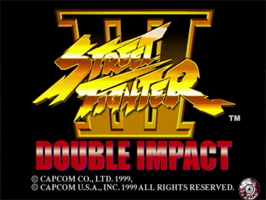 Street Fighter III: Double Impact - Screenshot - Game Title Image