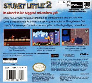 Stuart Little 2 - Box - Back Image