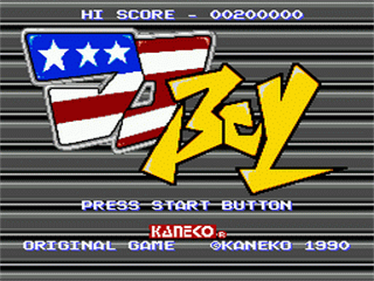 DJ Boy - Screenshot - Game Title Image
