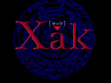 Xak - Screenshot - Game Title Image