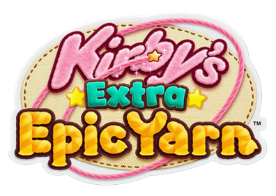Kirby's Extra Epic Yarn - Clear Logo Image