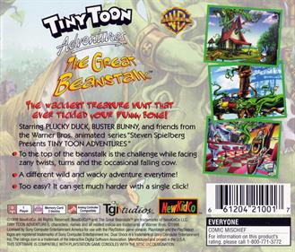Tiny Toon Adventures: The Great Beanstalk - Box - Back Image