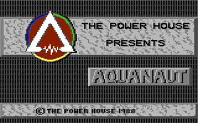 Aquanaut (Power House) - Screenshot - Game Title Image