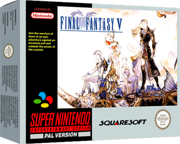 Final Fantasy V - Box - 3D Image