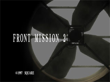 Front Mission 2 - Screenshot - Game Title Image