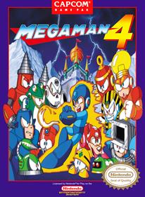 Mega Man 4 - Fanart - Box - Front Image