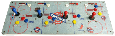 2 on 2 Open Ice Challenge - Arcade - Control Panel Image