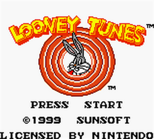 Looney Tunes - Screenshot - Game Title Image