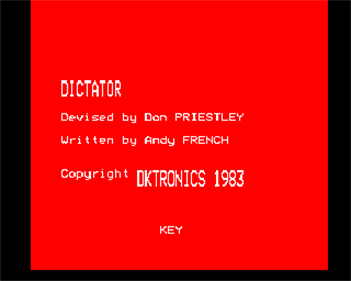 Dictator - Screenshot - Game Title Image