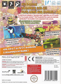 Kid Paddle: Lost in the Game - Box - Back Image