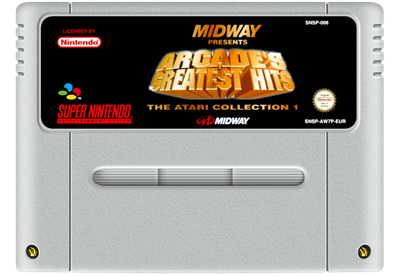Arcade's Greatest Hits: The Atari Collection 1 - Fanart - Cart - Front Image