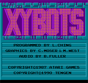 Xybots - Screenshot - Game Title Image