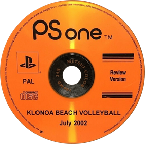 Klonoa Beach Volleyball - Disc Image