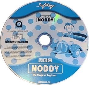 Noddy: The Magic of Toytown on a CD-ROM - Disc Image