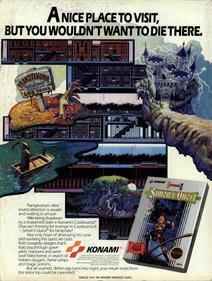 Castlevania II: Simon's Quest - Advertisement Flyer - Front Image