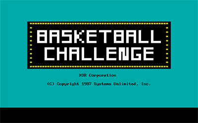 Basketball Challenge - Screenshot - Game Title Image