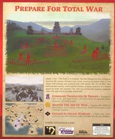 Shogun: Total War - Box - Back Image