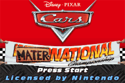 Cars: Mater-National Championship - Screenshot - Game Title Image