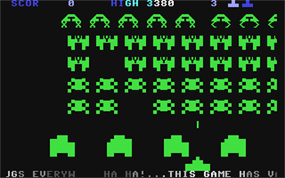 Spacey-Vaders - Screenshot - Gameplay Image
