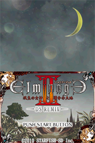 Elminage II DS Remix: Sousei no Megami to Unmai no Daichi - Screenshot - Game Title Image