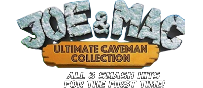 Joe & Mac: Ultimate Caveman Collection - Clear Logo Image