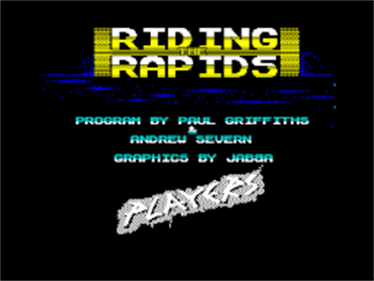 Riding the Rapids - Screenshot - Game Title Image