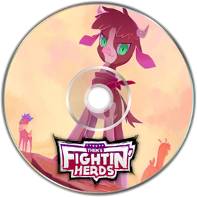 Them's Fightin' Herds - Fanart - Disc Image